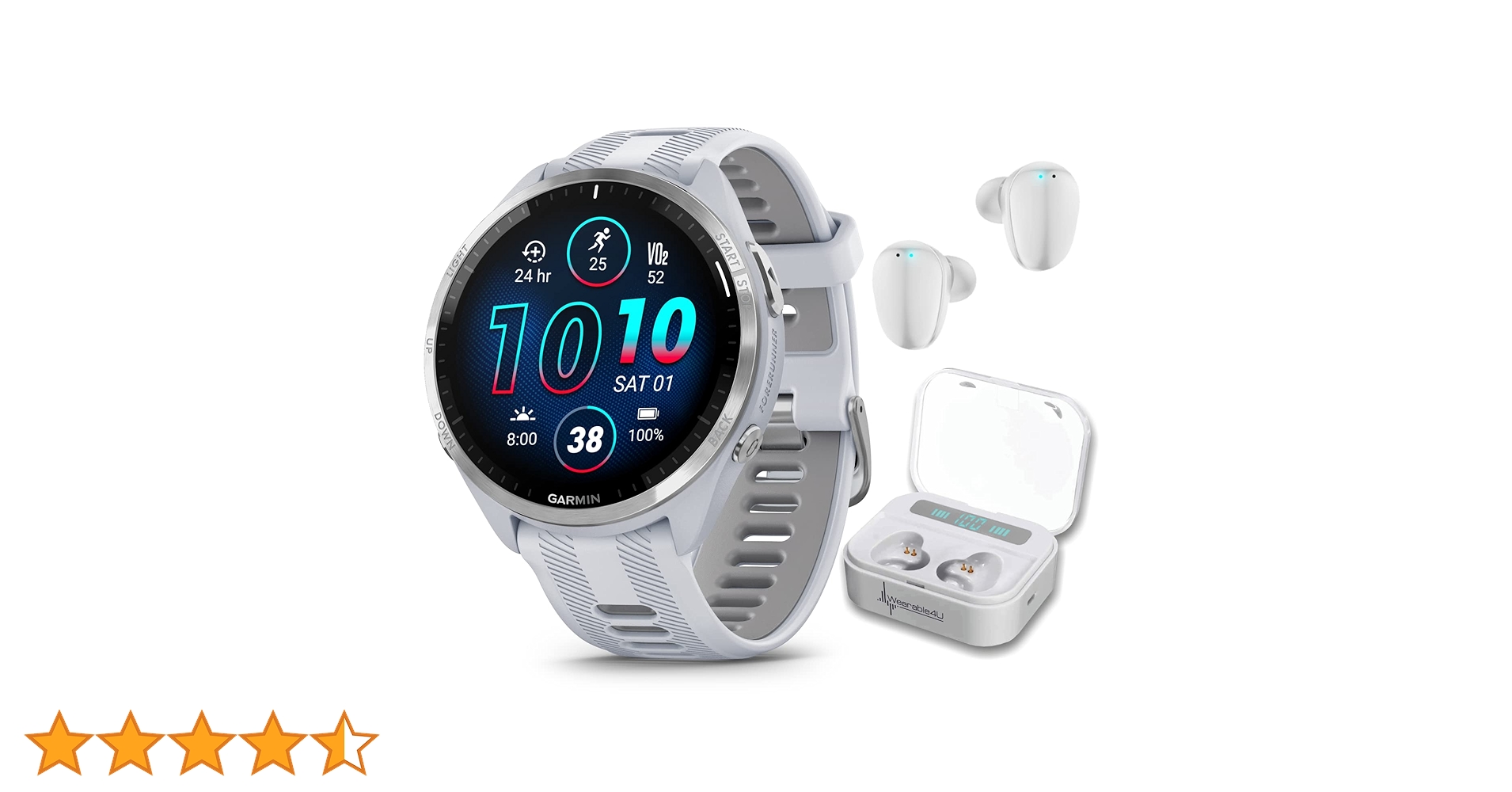 Garmin FORERUNNER 965 ホワイト Garmin Forerunner 965 Premium GPS Running and Triathlon 47mm